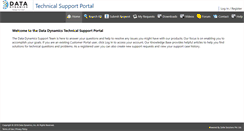 Desktop Screenshot of datdynsupport.com